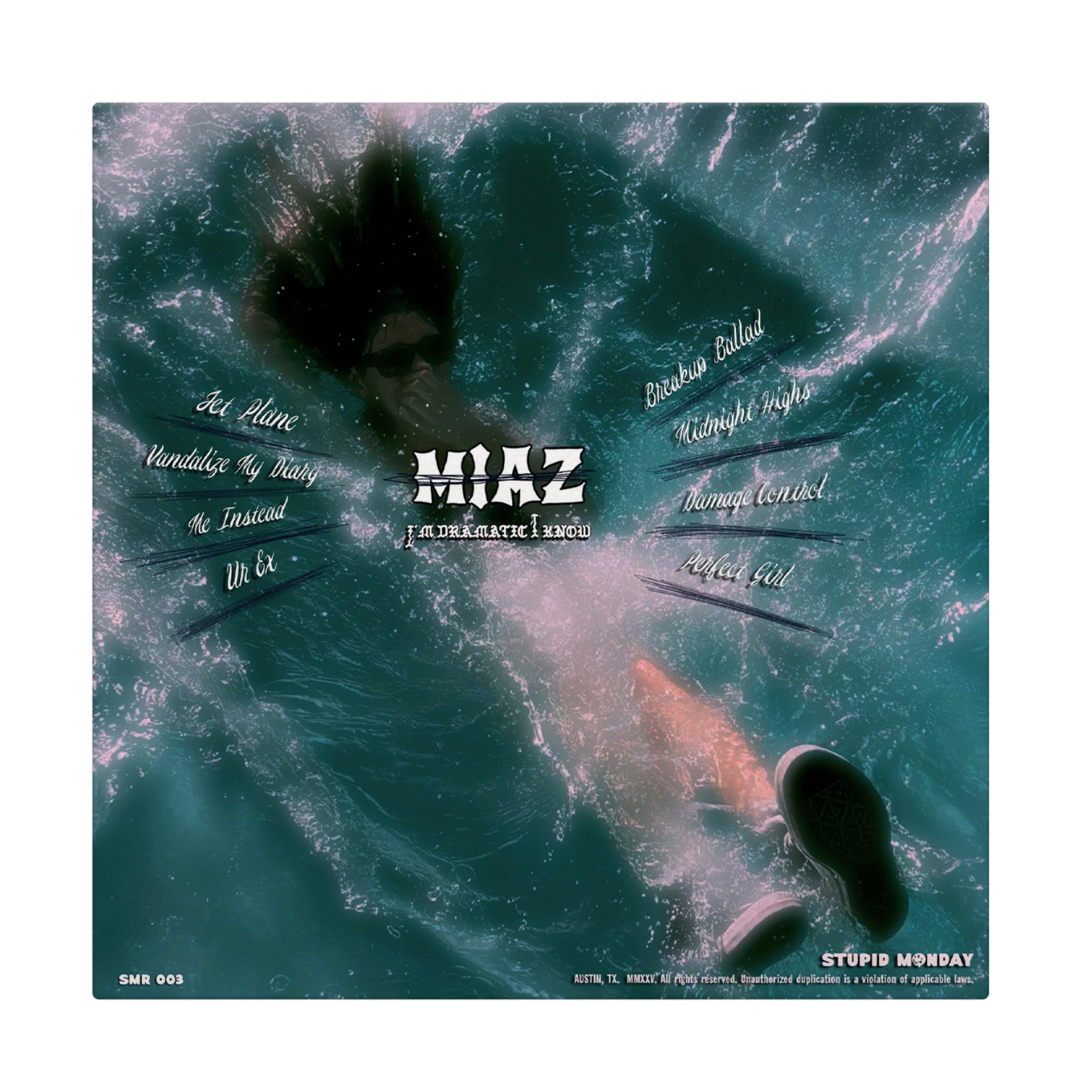 Miaz "I'm Dramatic! I Know" LP Clear Lathe