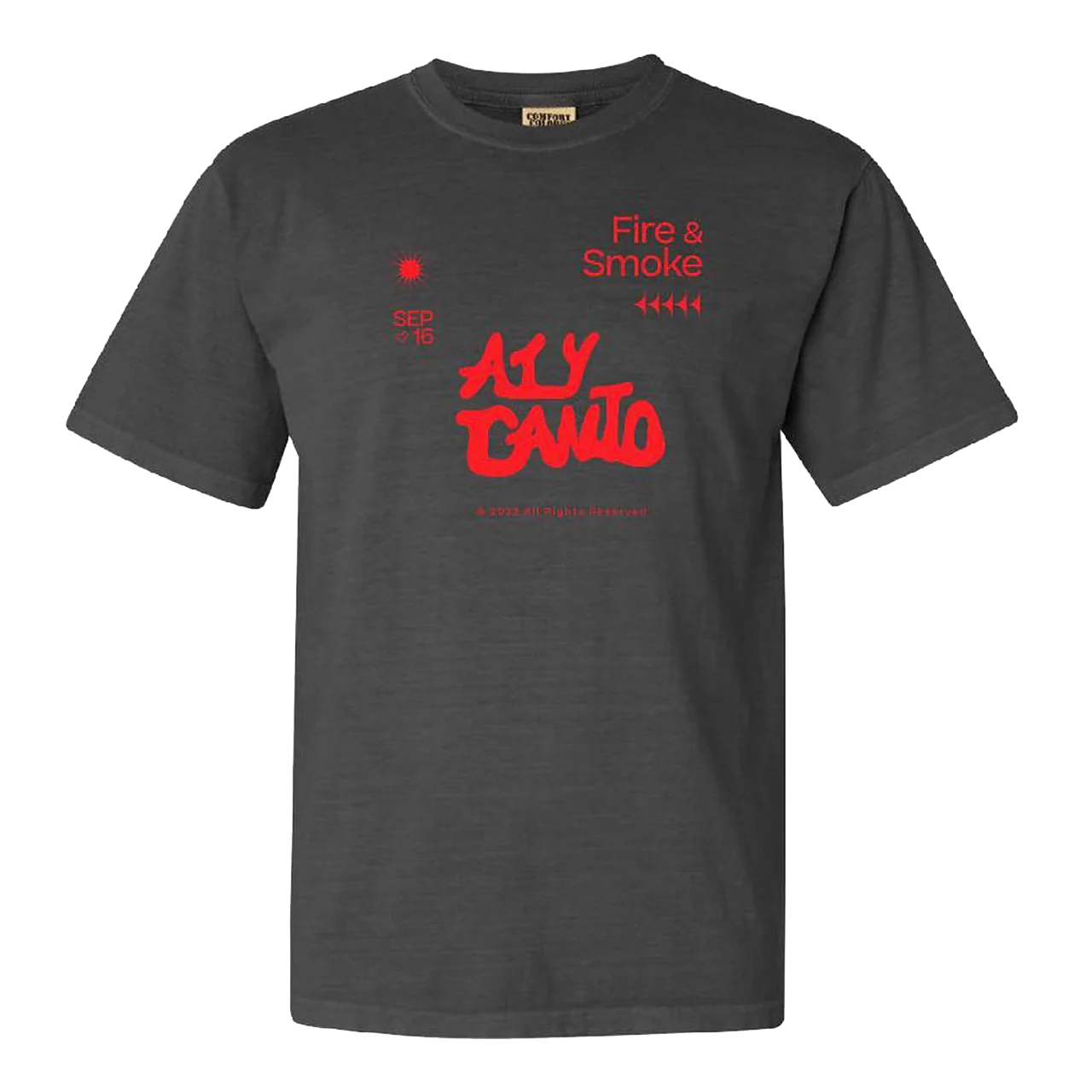 Aly Canto" Fire & Smoke" T-Shirt